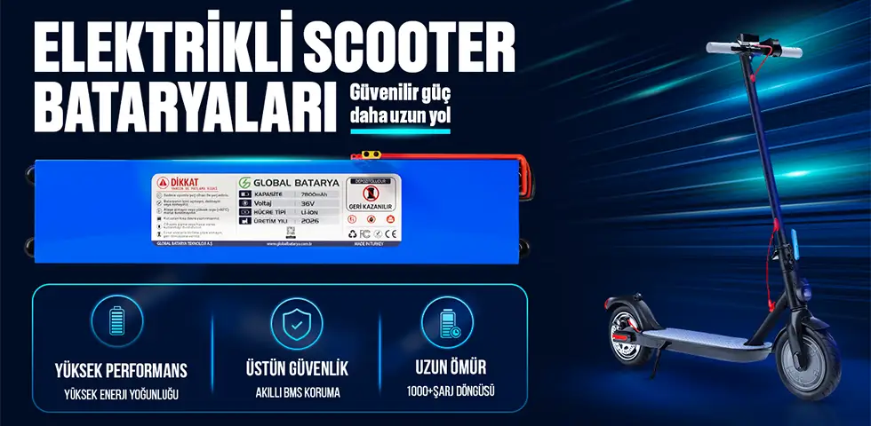 Elektrikli Scooter Bataryaları